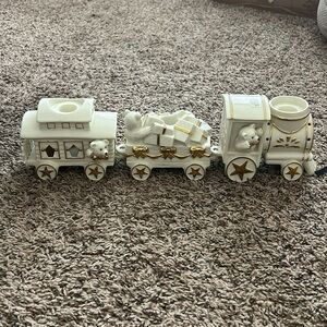 Mikasa fine porcelain holiday 3 piece train set